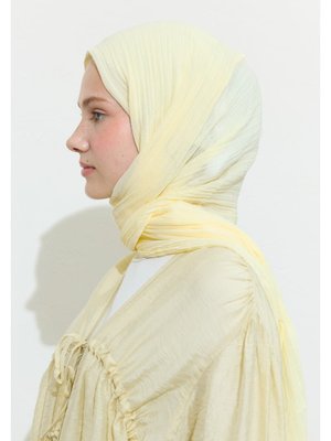 FRESHSCARFS Pamuklu Keten Şal Butter