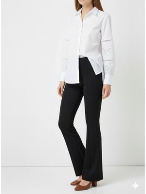 Benguen Siyah İspanyol Paça Pantolon