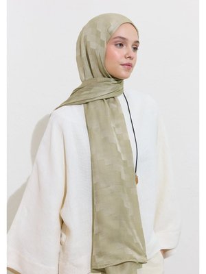 FRESHSCARFS Vizon Nori İpeksi Jakar Şal