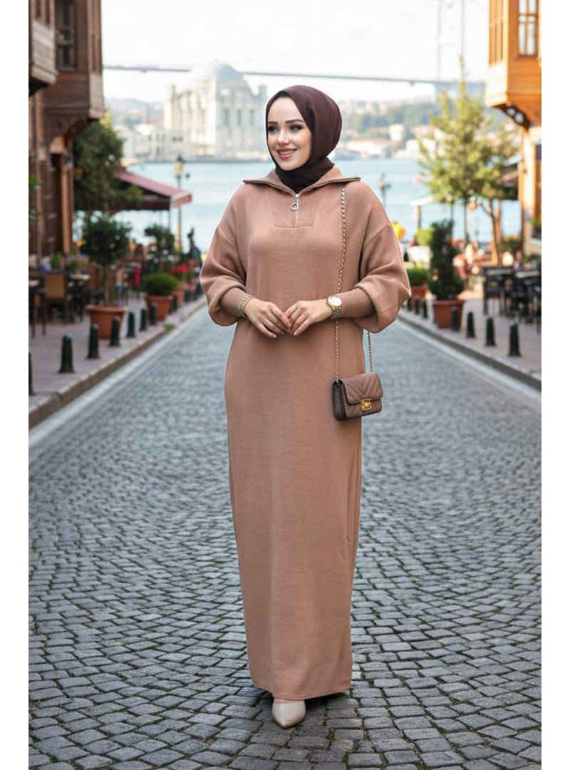 Neva Style Bisküvi Triko Elbise 60321bs Neva Style Bisküvi Triko Elbise 60321bs