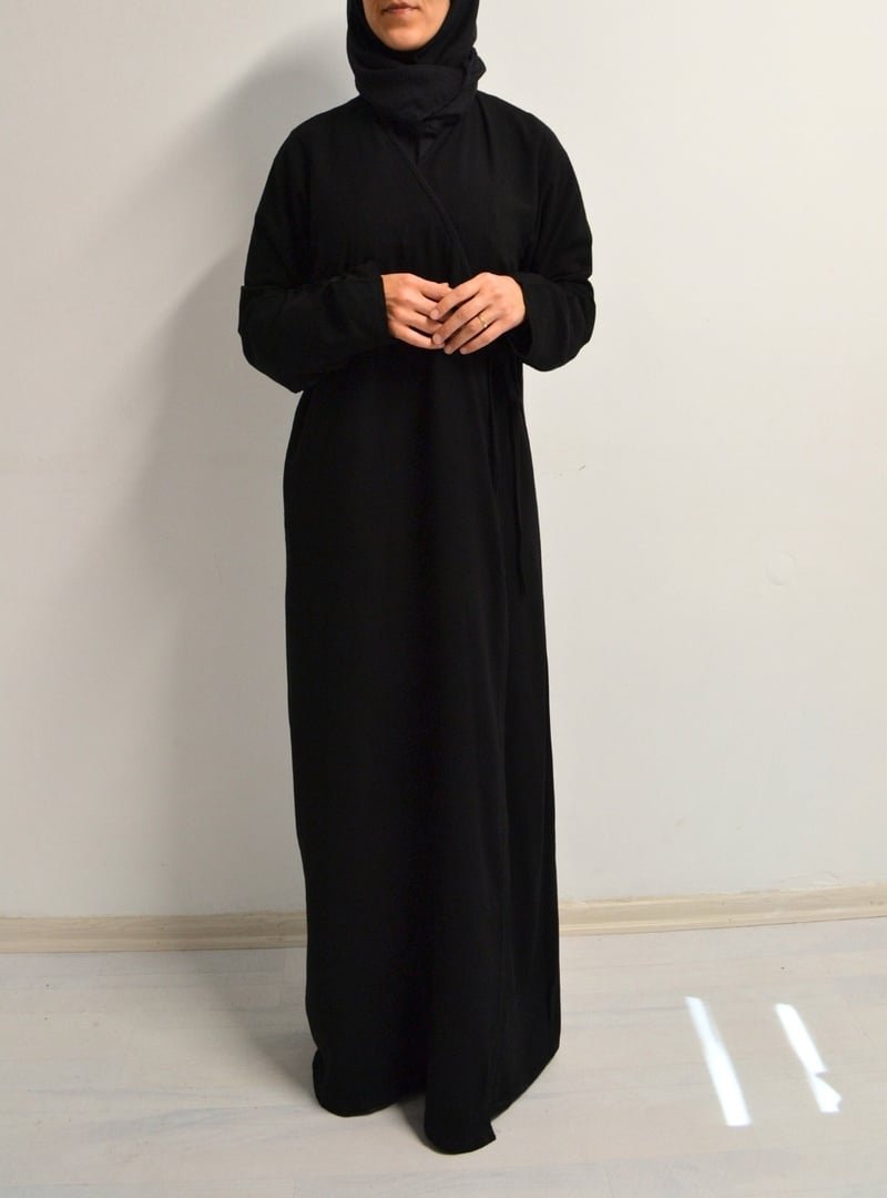 Bilenler Rahat Kalıp Kruvaze Yandan Bağlamalı Namaz Elbisesi – Viskon Bilenler Rahat Kalıp Kruvaze Yandan Bağlamalı Namaz Elbisesi – Viskon