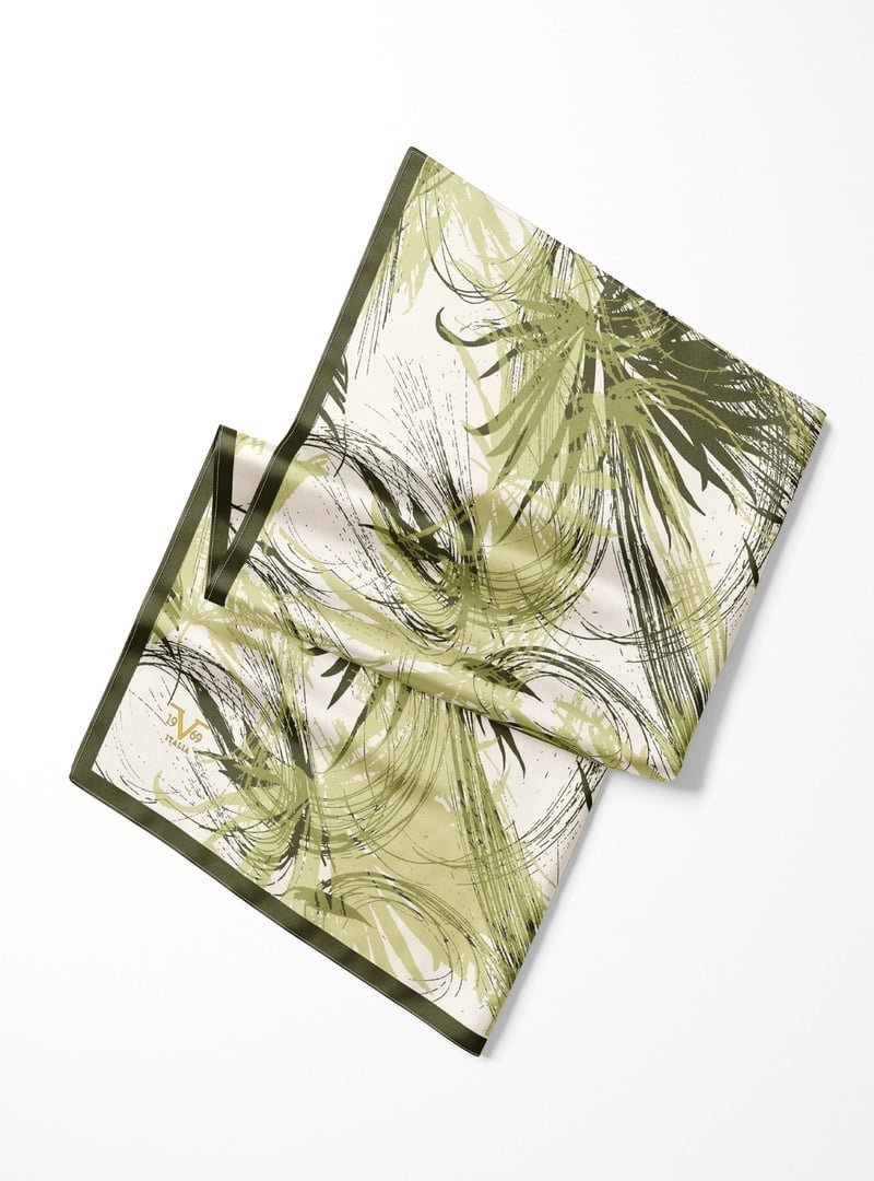 19v69 ITALIA Haki Desenli Pavia Seri Şal Askısı İle Birlikte 90x200 Cm 19v69 ITALIA Haki Desenli Pavia Seri Şal Askısı İle Birlikte 90x200 Cm