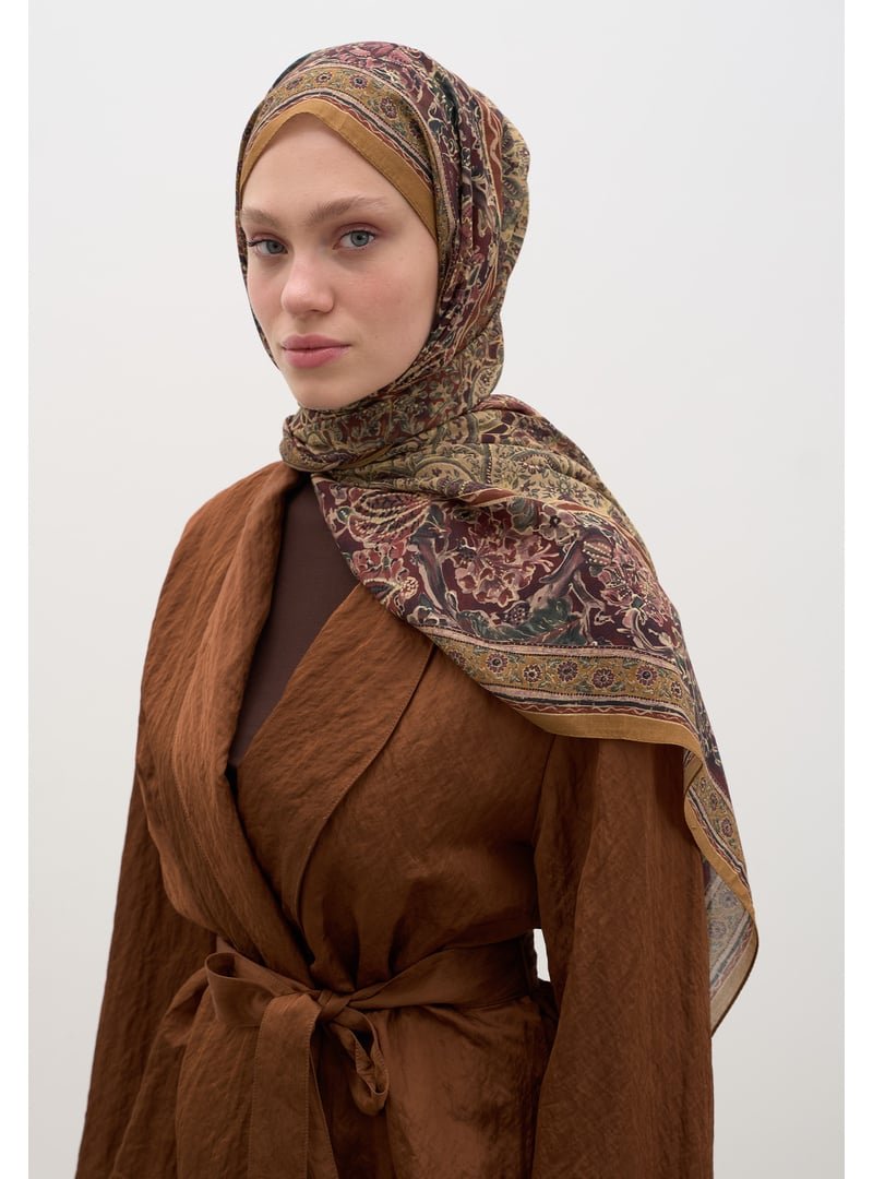 FRESHSCARFS Kiremit Vanessa Desen Şal FRESHSCARFS Kiremit Vanessa Desen Şal