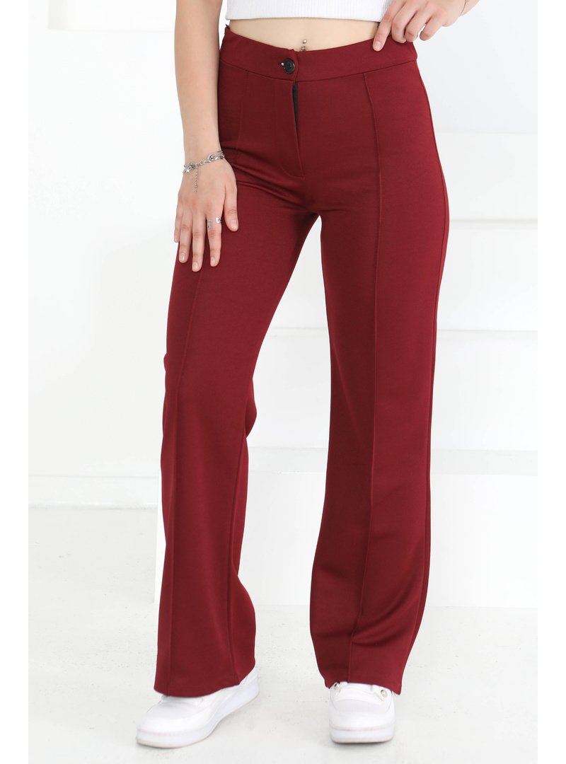 Tofisa Bordo Şerit Detaylı Spor Pantolon