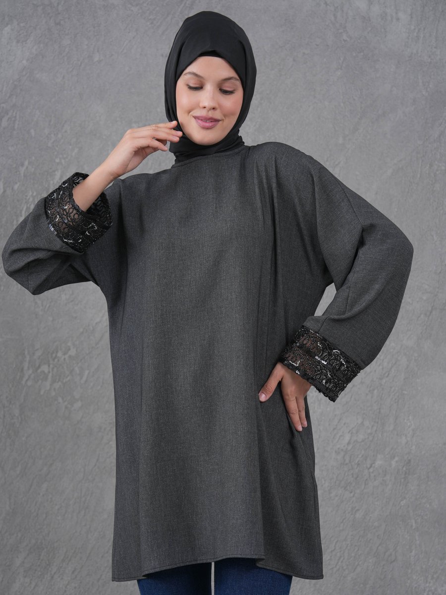 Filizzade Antrasit Tunik