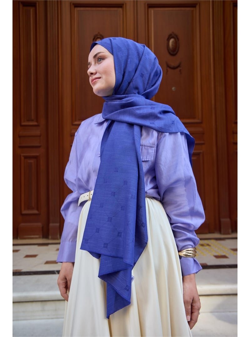 Silk Home Monogram Pamuk İpek Şal Silk Home Monogram Pamuk İpek Şal