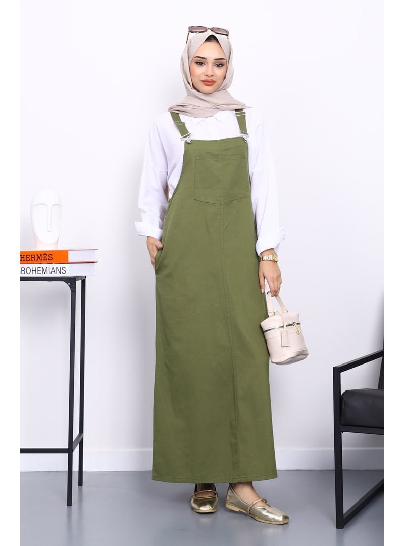 İmaj Butik Haki Cepli Gabardin Jile