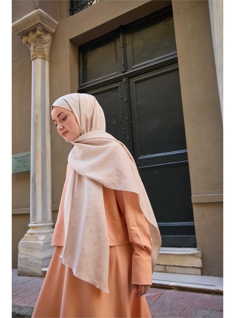 Silk Home Monogram Pamuk İpek Şal Silk Home Monogram Pamuk İpek Şal