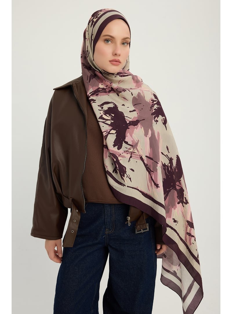 ŞALESS 70x190 Cm Özgür Fırçalar Camel Vierra Desenli Viskon Şal ŞALESS 70x190 Cm Özgür Fırçalar Camel Vierra Desenli Viskon Şal
