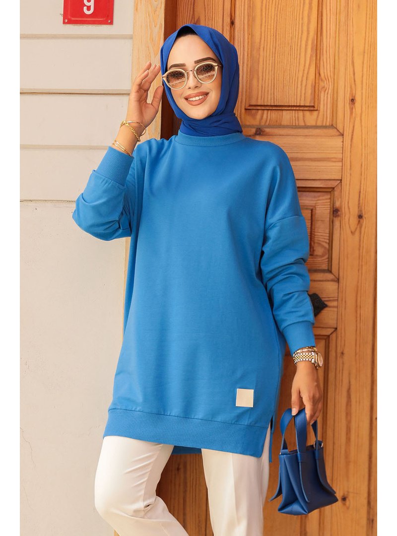 Neva Style Mavi Tunik 30644m Neva Style Mavi Tunik 30644m
