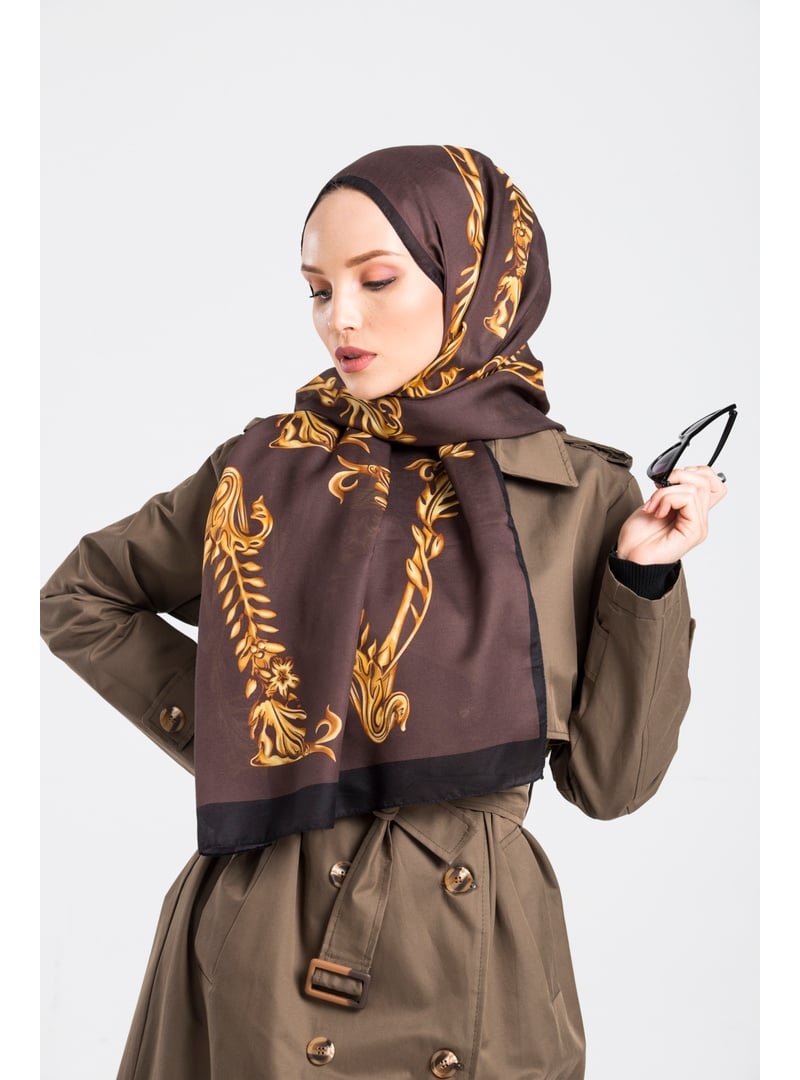 19v69 ITALIA Kahverengi Logolu Desen Pavia Seri Şal Askısı İle Birlikte 90x200 Cm Siyah 19v69 ITALIA Kahverengi Logolu Desen Pavia Seri Şal Askısı İle Birlikte 90x200 Cm Siyah