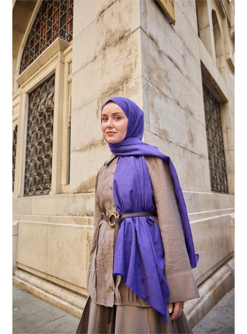 Silk Home Monogram Pamuk İpek Şal Silk Home Monogram Pamuk İpek Şal