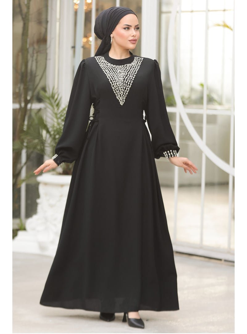 Neva Style İnci İşlemeli Siyah 10641s