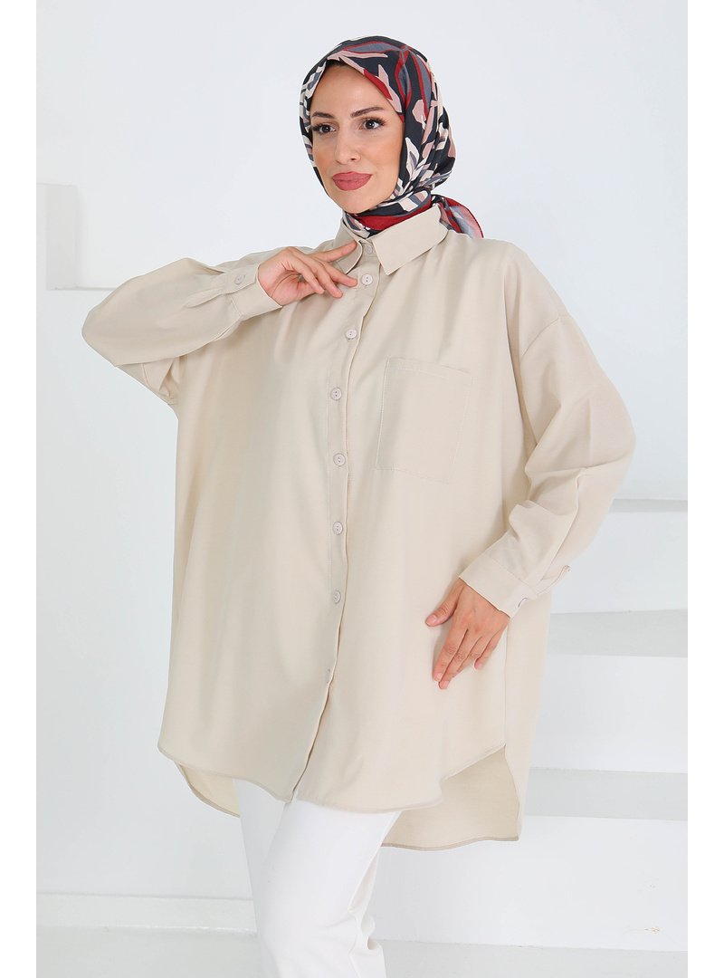 Tofisa Tas Tek Cepli Gömlek