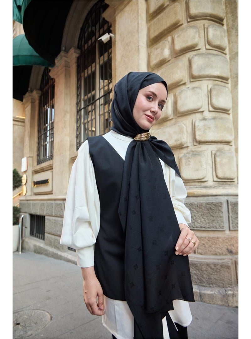 Silk Home Monogram Pamuk İpek Şal Silk Home Monogram Pamuk İpek Şal