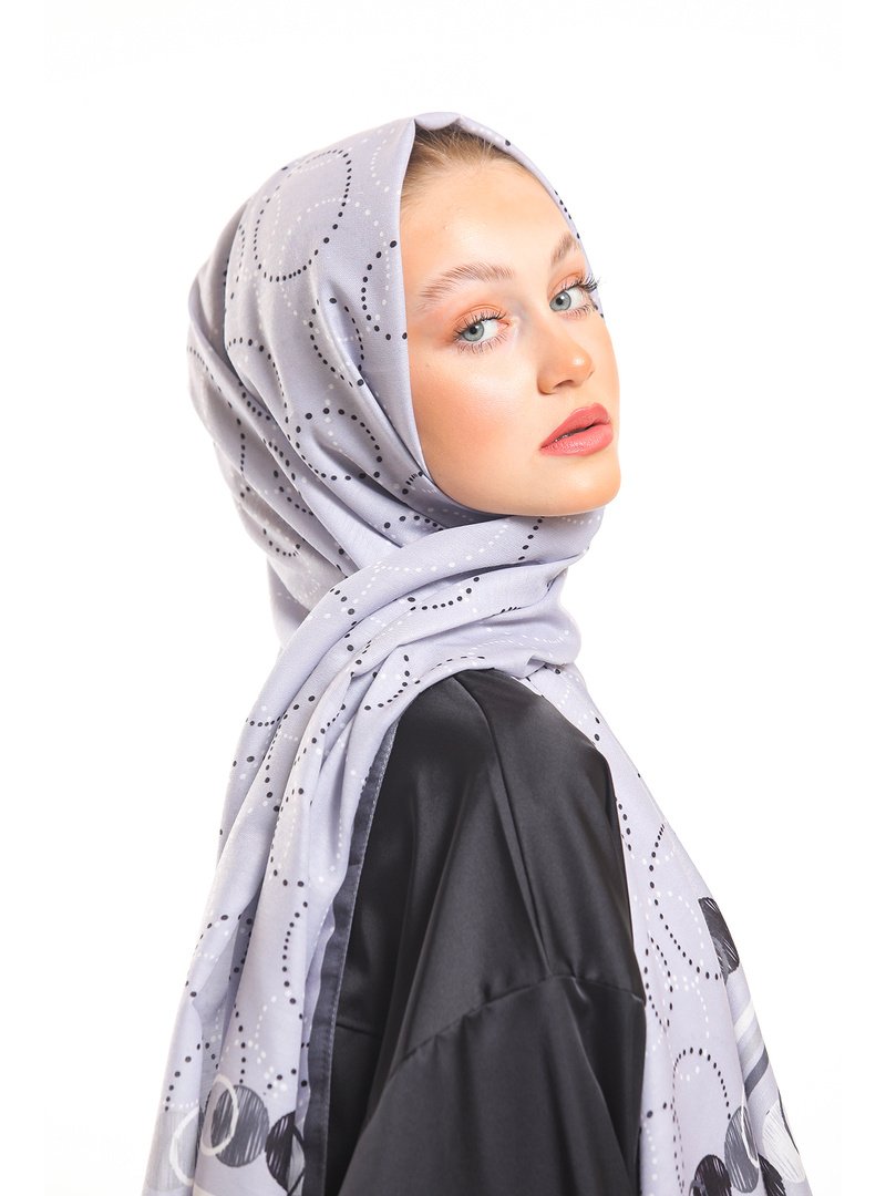 19v69 ITALIA Gri Geometrik Desen Pavia Seri Şal Askısı İle Birlikte 90x200 Cm 19v69 ITALIA Gri Geometrik Desen Pavia Seri Şal Askısı İle Birlikte 90x200 Cm