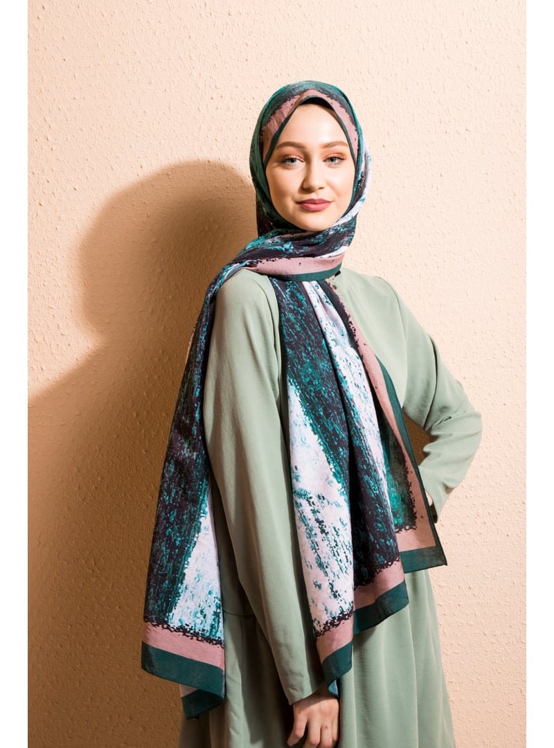 19v69 ITALIA Yeşil Çizgili Desen Elegante Seri Viscon Şal Askısı İle Birlikte 75x200 Cm Zümrüt 19v69 ITALIA Yeşil Çizgili Desen Elegante Seri Viscon Şal Askısı İle Birlikte 75x200 Cm Zümrüt