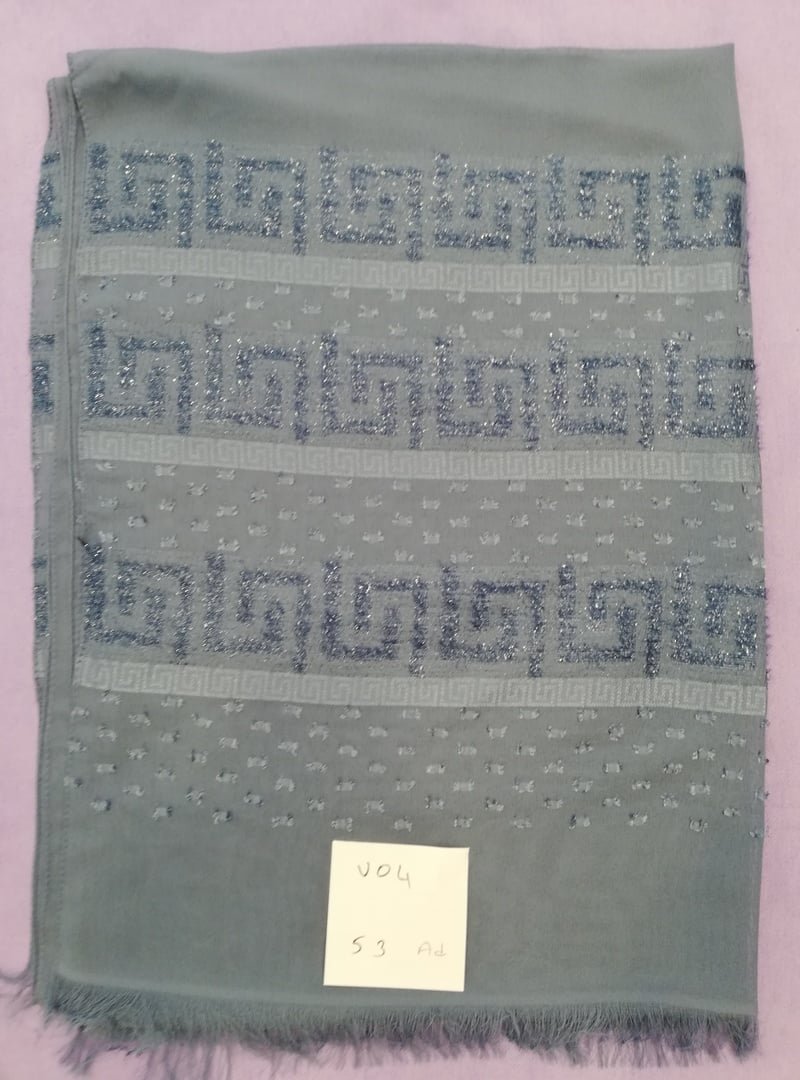 19v69 ITALIA Yağ Yeşili Dokuma Simli Seri Şal Askısı İle Birlikte 90x200 Cm 19v69 ITALIA Yağ Yeşili Dokuma Simli Seri Şal Askısı İle Birlikte 90x200 Cm