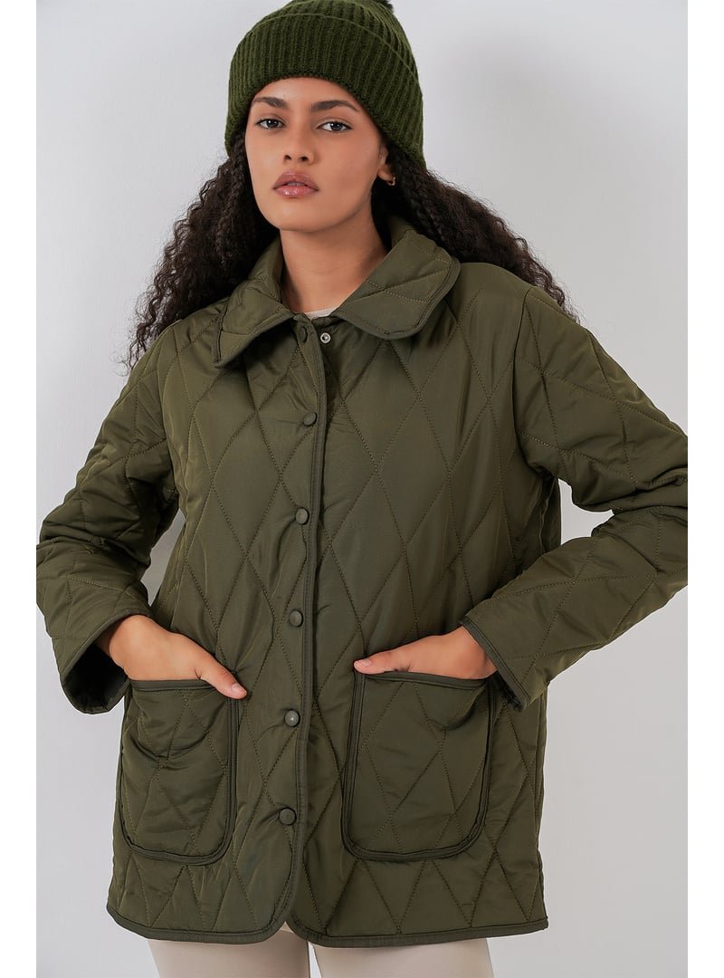 Bigdart Haki Kapitone Oversize Mont Bigdart Haki Kapitone Oversize Mont