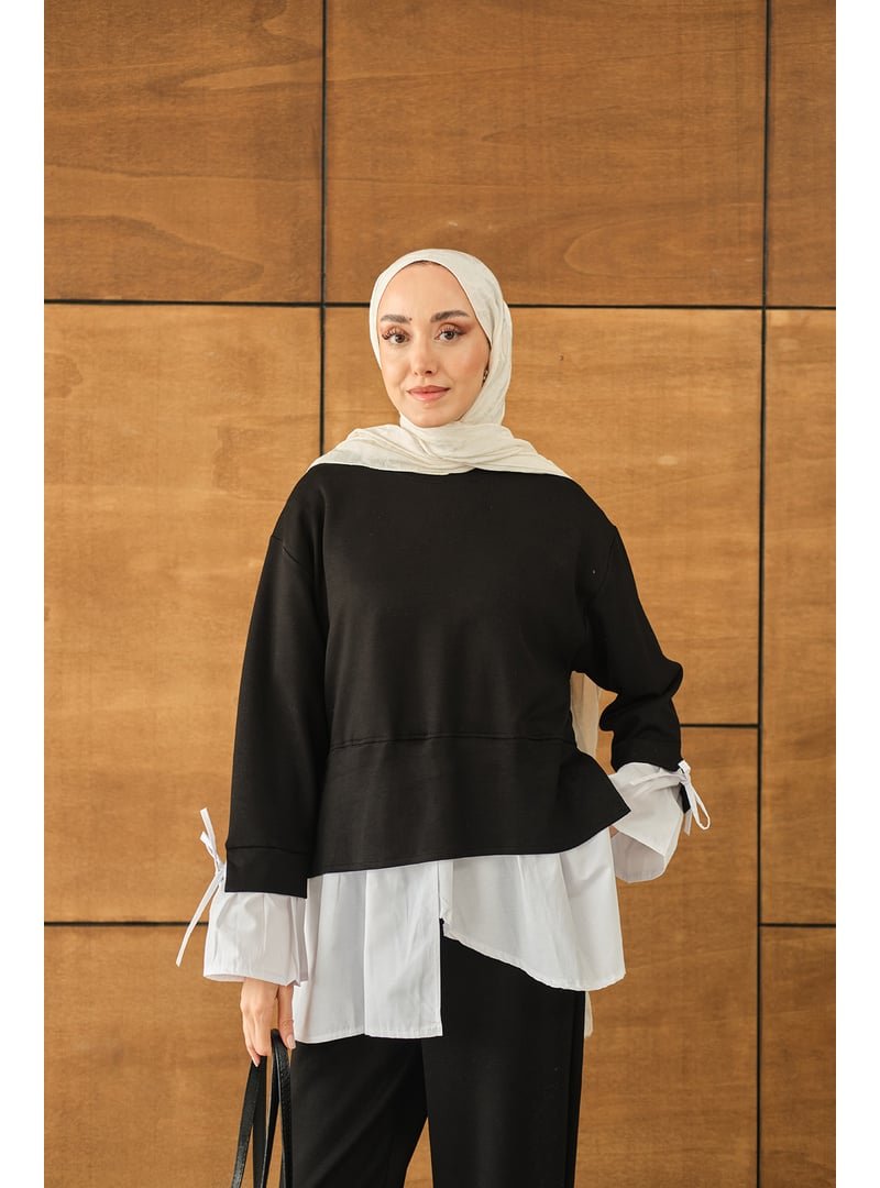 Locco Moda Siyah Garnili İkili Takım