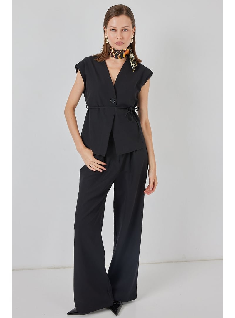 Bigdart Siyah Yelek Pantolon Kumaş Takım Bigdart Siyah Yelek Pantolon Kumaş Takım