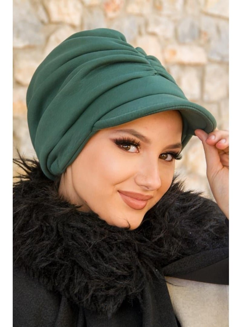 AİŞE TESETTÜR Zümrüt Kışlık Şapka