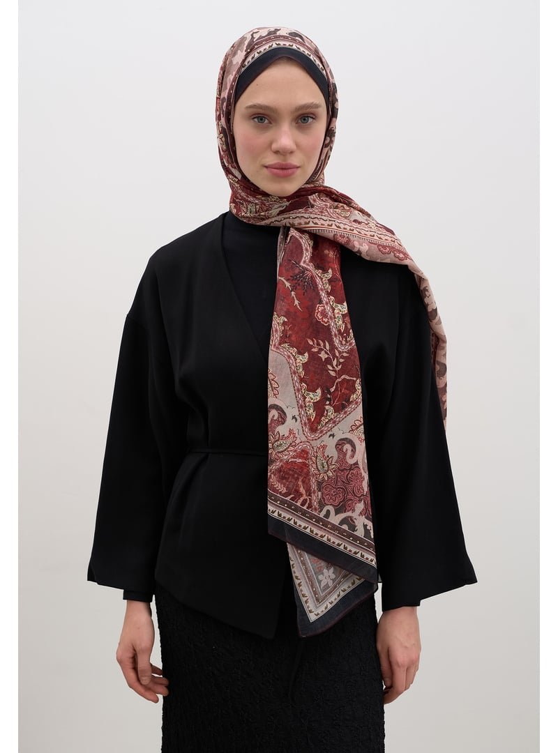 FRESHSCARFS Kırmızı Arıane Desen Şal FRESHSCARFS Kırmızı Arıane Desen Şal