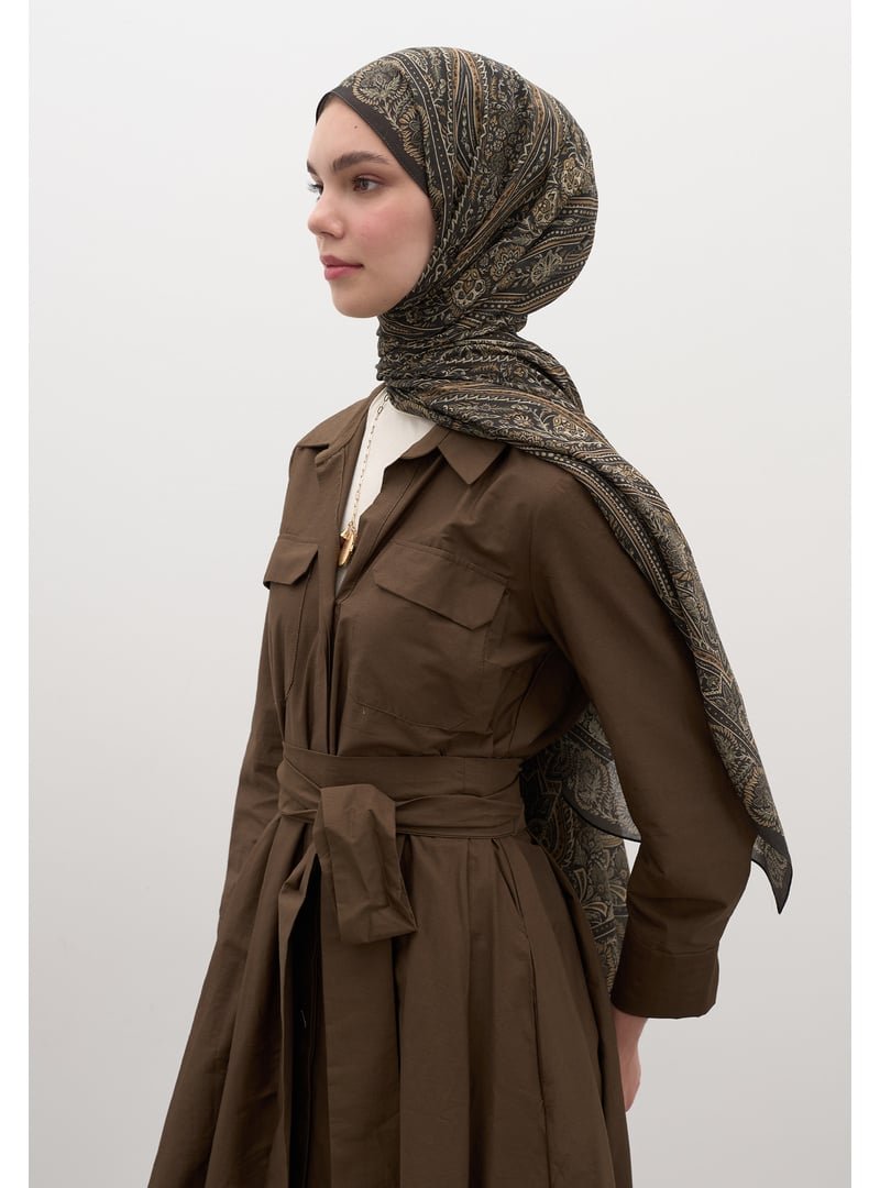 FRESHSCARFS Yeşil Petra Desen Şal FRESHSCARFS Yeşil Petra Desen Şal