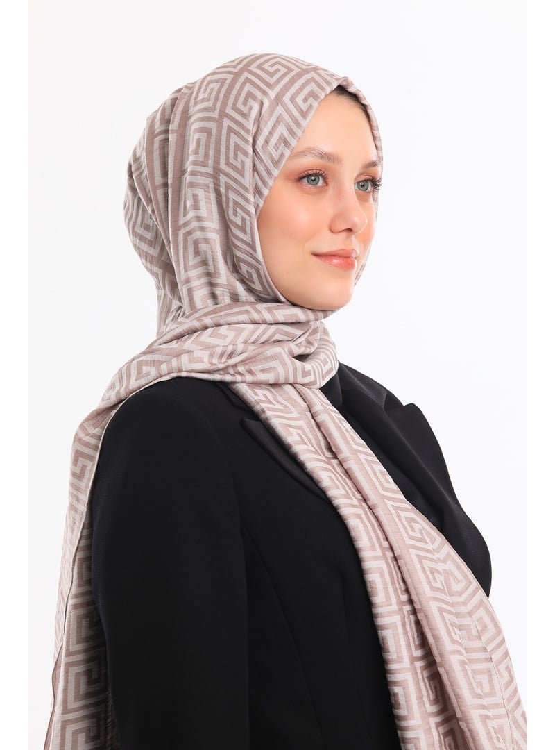 19v69 ITALIA Krem Jakar Dokuma Desen Jakarlı Modal Seri Şal Askısı İle Birlikte 75x200 Cm Taş 19v69 ITALIA Krem Jakar Dokuma Desen Jakarlı Modal Seri Şal Askısı İle Birlikte 75x200 Cm Taş