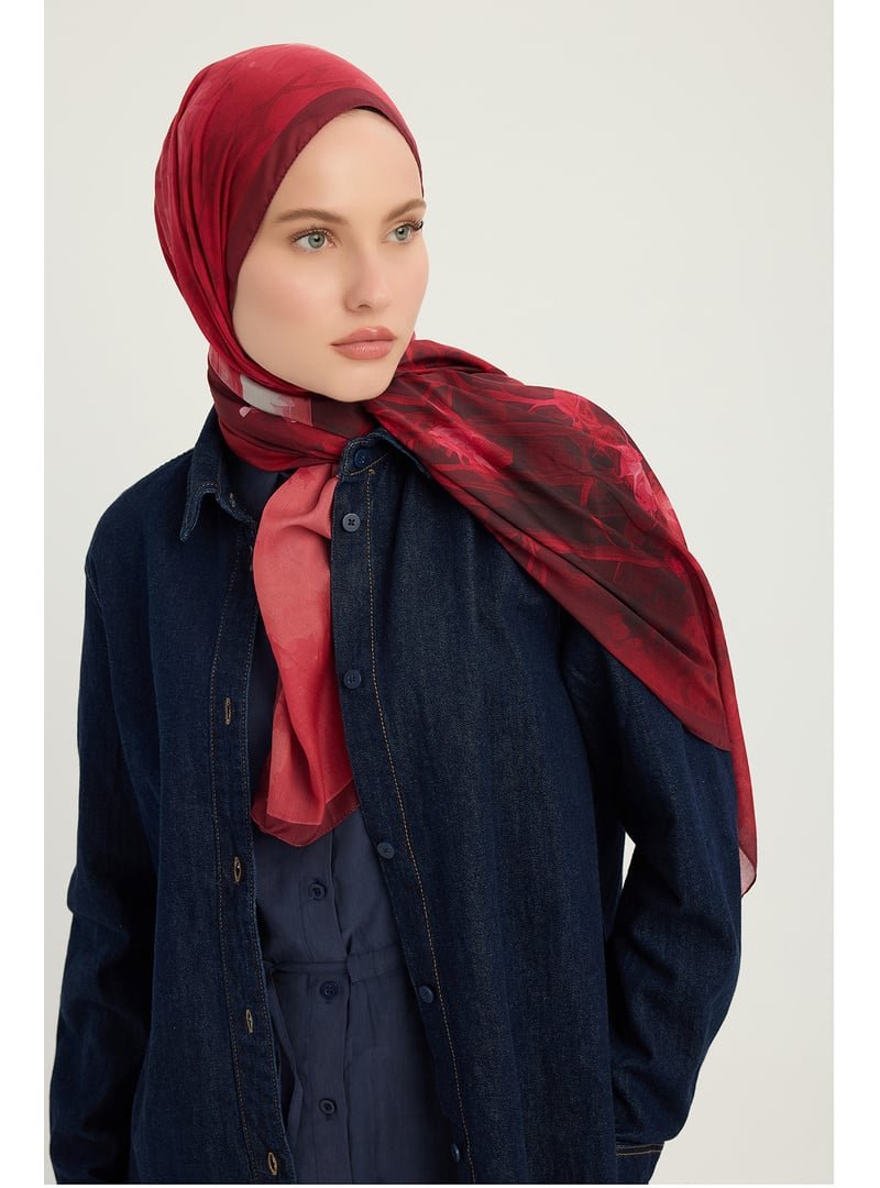 ŞALESS 70x190 Cm Zamansız Hayal Kırmızı Efilia Desenli Şal ŞALESS 70x190 Cm Zamansız Hayal Kırmızı Efilia Desenli Şal