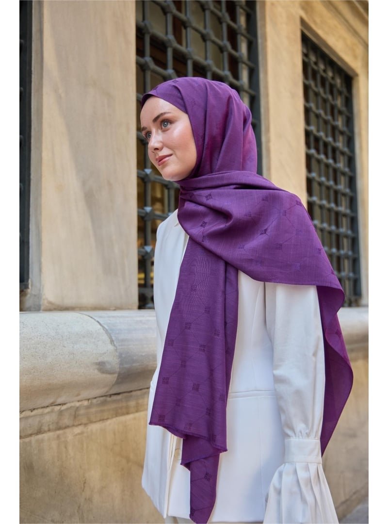 Silk Home Monogram Pamuk İpek Şal Silk Home Monogram Pamuk İpek Şal