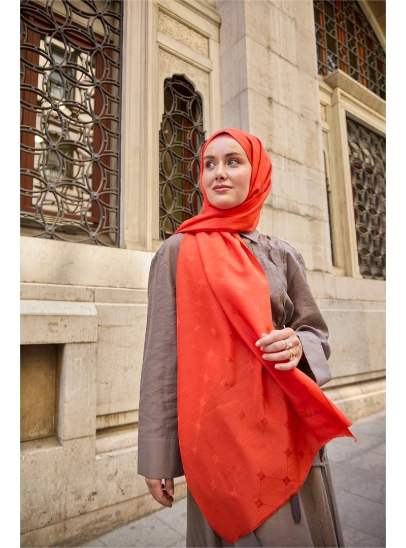 Silk Home Monogram Pamuk İpek Şal Silk Home Monogram Pamuk İpek Şal