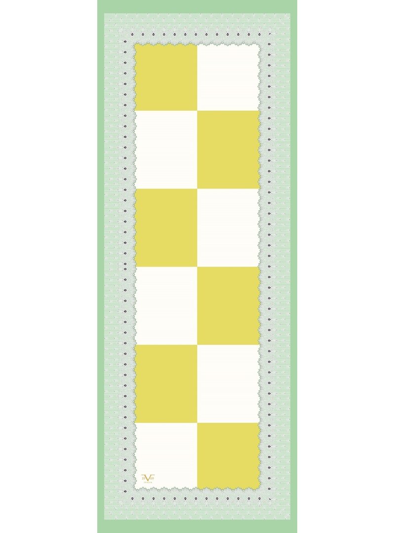 19v69 ITALIA Yeşil Geometrik Desen Dora Saten Seri Şal Askısı İle Birlikte Mint Yağ 19v69 ITALIA Yeşil Geometrik Desen Dora Saten Seri Şal Askısı İle Birlikte Mint Yağ