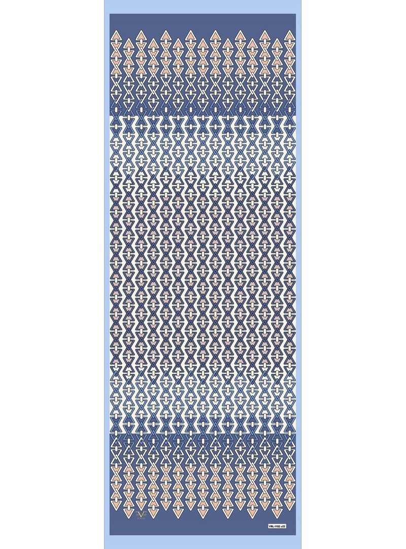 19v69 ITALIA Krem Desenli Kesik Elyaf Seri Şal Askısı İle Birlikte İndigo 19v69 ITALIA Krem Desenli Kesik Elyaf Seri Şal Askısı İle Birlikte İndigo