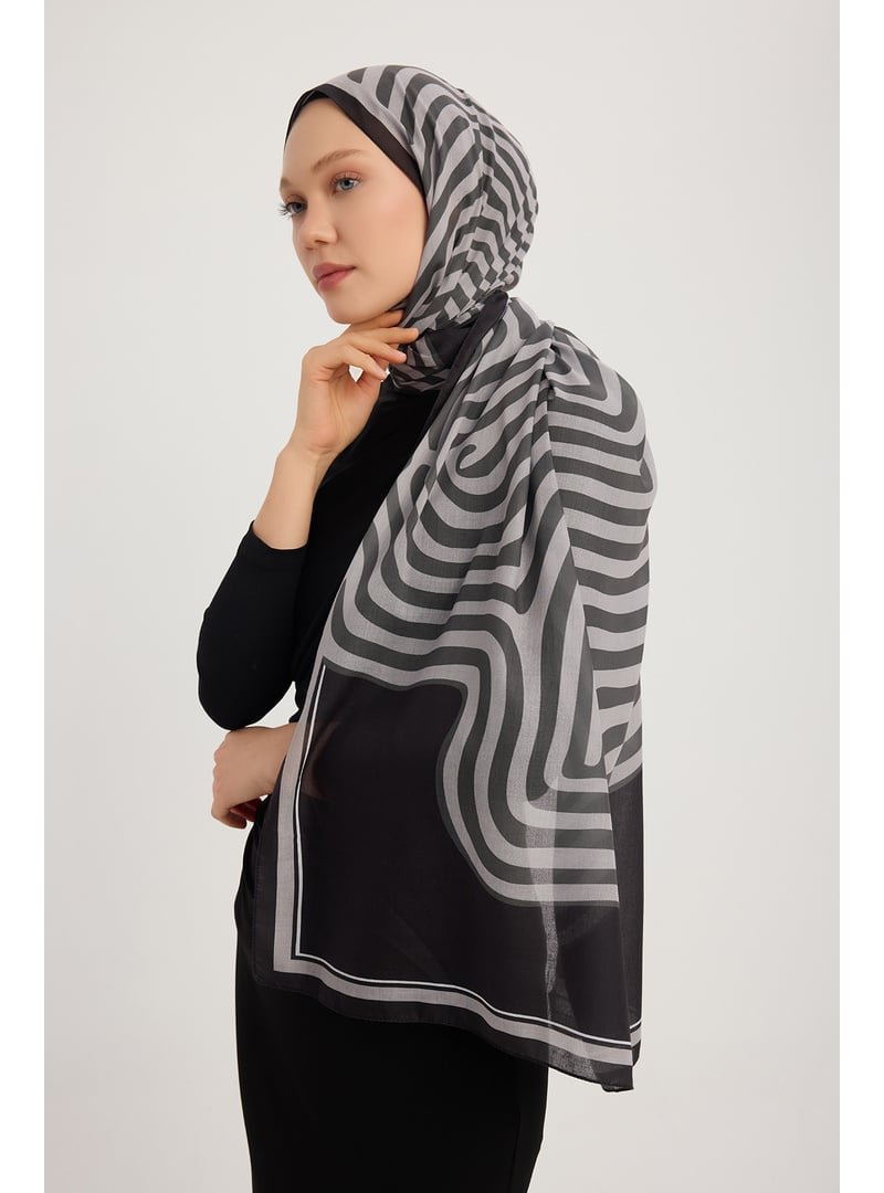 ŞALESS 70x190 Cm Yaşam İzi Bordo Efilia Desenli Şal