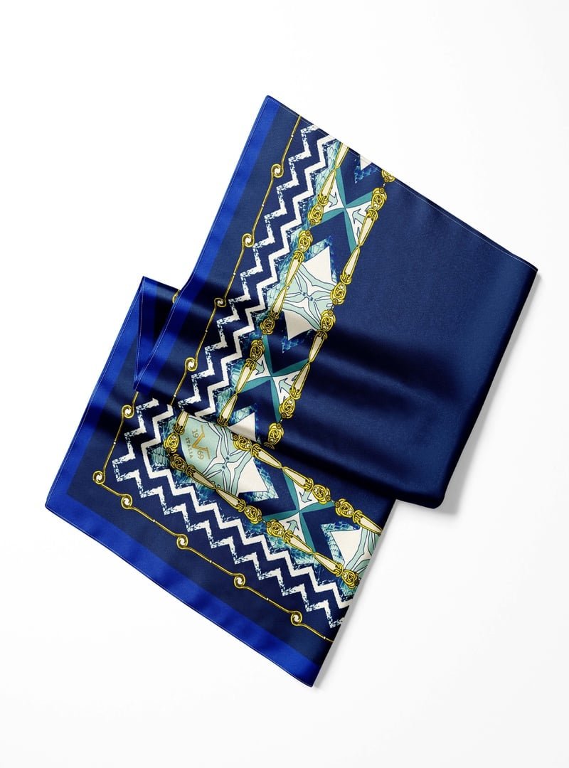 19v69 ITALIA Deri Desen Pavia Seri Şal Askısı İle Birlikte 90x200 Cm Lacivert Mint 19v69 ITALIA Deri Desen Pavia Seri Şal Askısı İle Birlikte 90x200 Cm Lacivert Mint