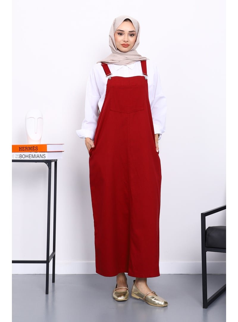İmaj Butik Bordo Cepli Gabardin Jile