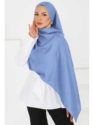 Tofisa İndigo Indıgo Vintage Monagram Şal