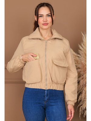 Bestenur Taş Kapak Cepli Mont