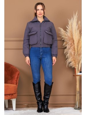 Bestenur Antrasit Kapak Cepli Mont