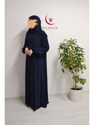 Bilenler Medine İpeği Kendinden Şallı Ferace