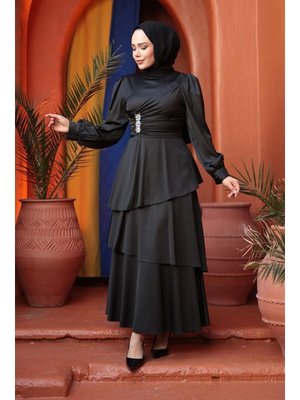 Neva Style Kat Etekli Siyah 62291s