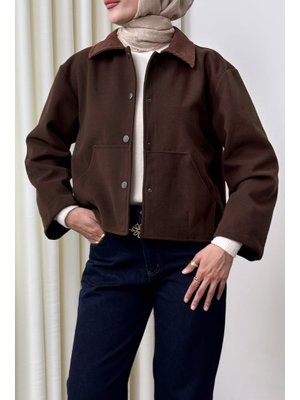 Salih Çelebi Kahverengi Kanguru Cepli Ceket