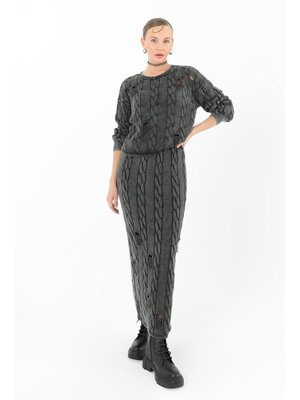 Podyumplus 32030etk Triko Uzun Etek