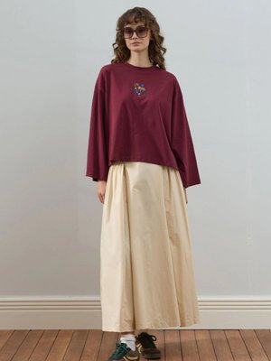 Ceylan Otantik Pile Detay Etek Tereyağ Sarısı