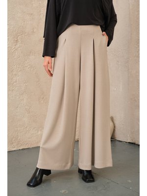 Locco Moda Pile Detay Pantolon Taş