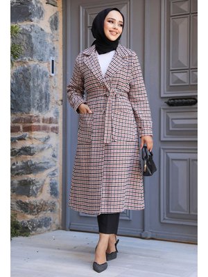 Neva Style Kazayağı Desenli Kiremit Kaşe Kap 5956krmt