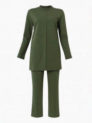 Alia Koyu Haki Büyük Beden Takım