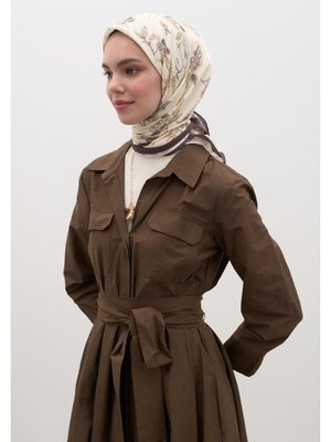 FRESHSCARFS Vizon Jenephıe Desen Pamuklu Viskon Eşarp