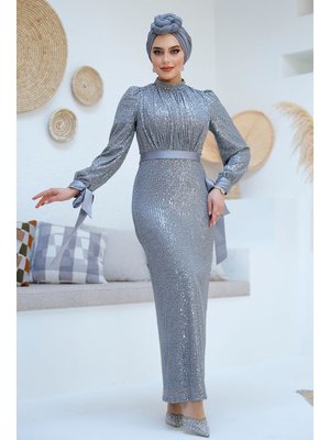 Neva Style Pul Payetli Gri 4667gr